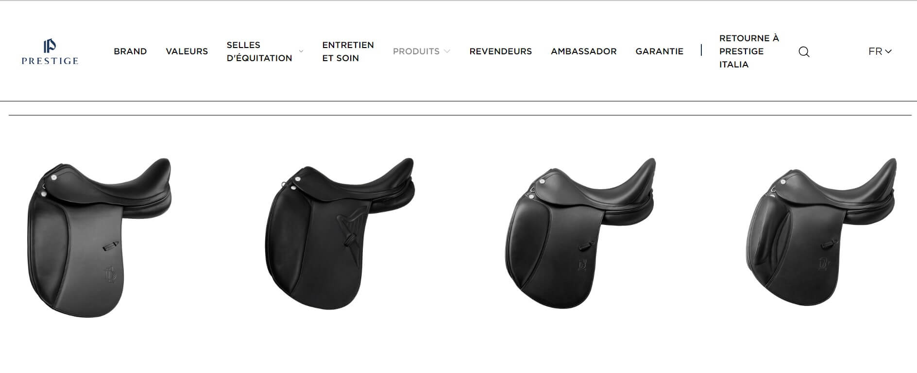 Selle De Dressage Prestige DK2 - Taille 18 Pouces - Cuir Noir - Neuve - Fabriquée En Italie