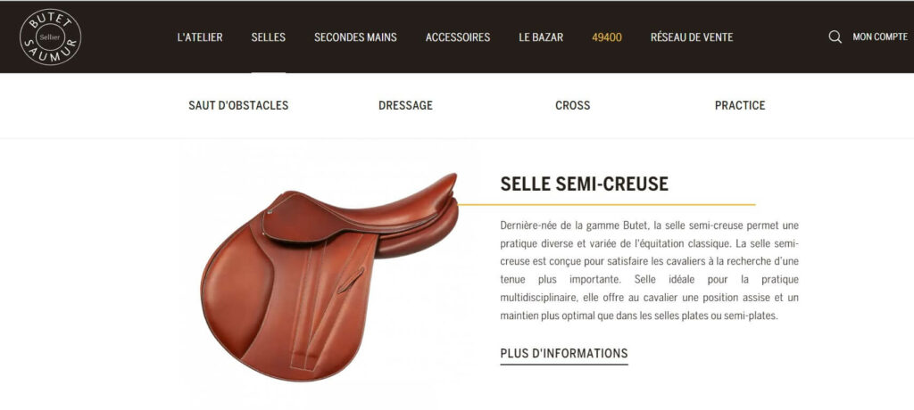 selle mixte Butet