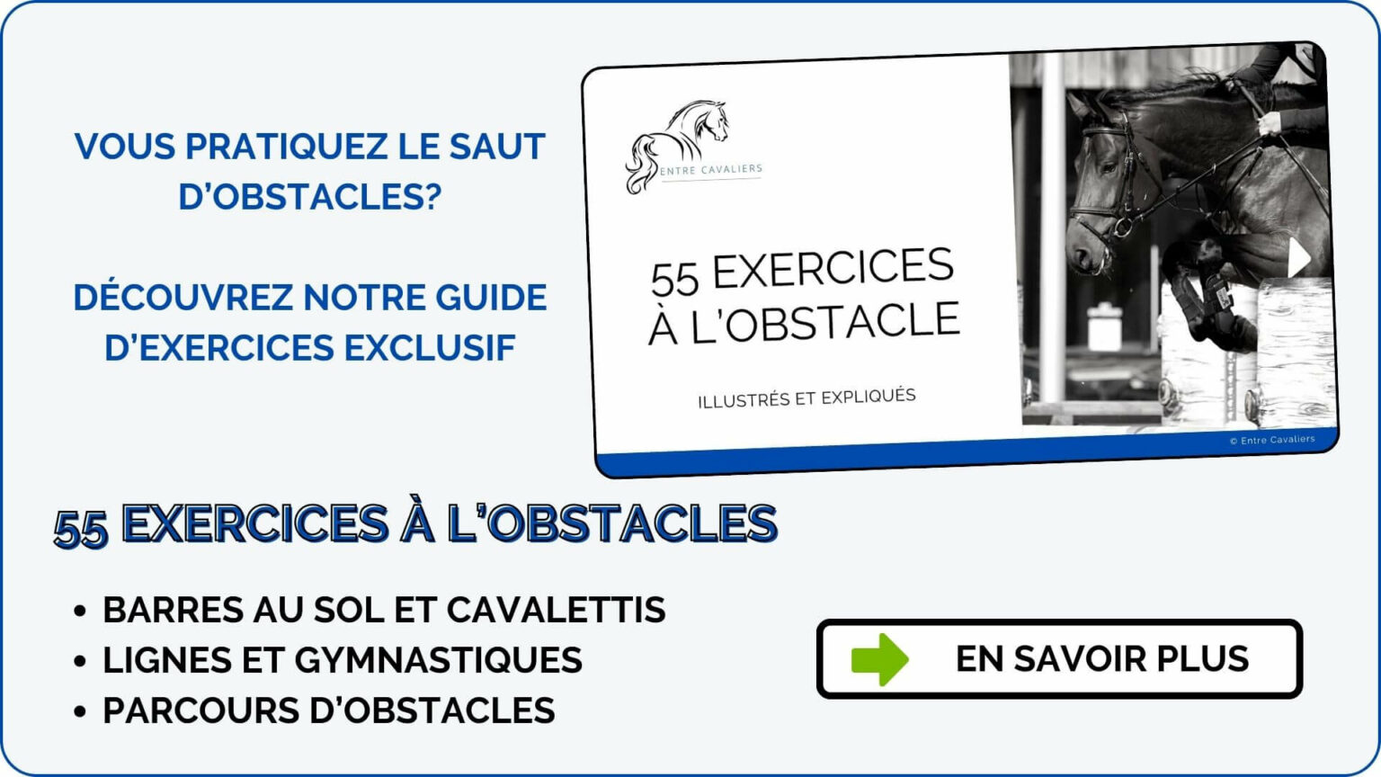 3 Barres au Sol, 7 Exercices au Galop - Entre Cavaliers