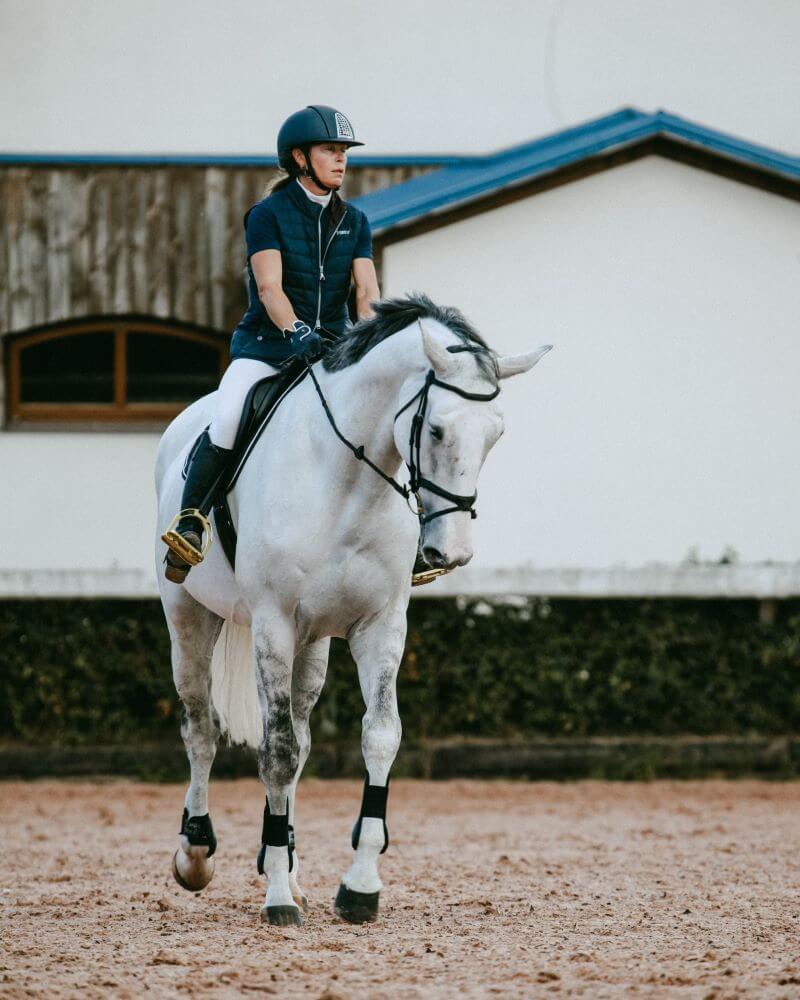 position du cavalier à l'obstacle