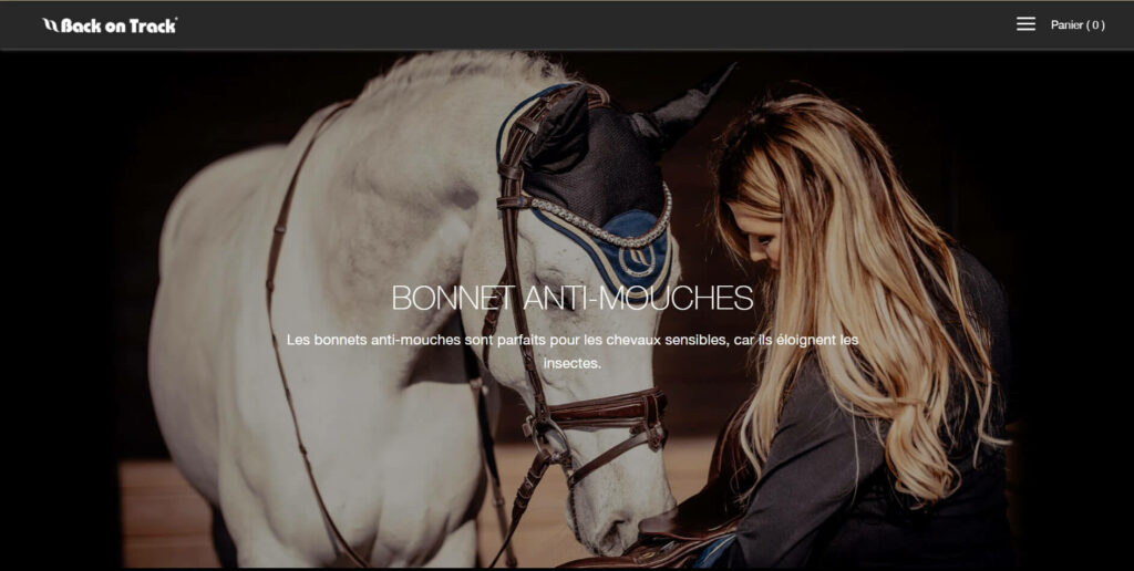 bonnets chevaux Back on Track