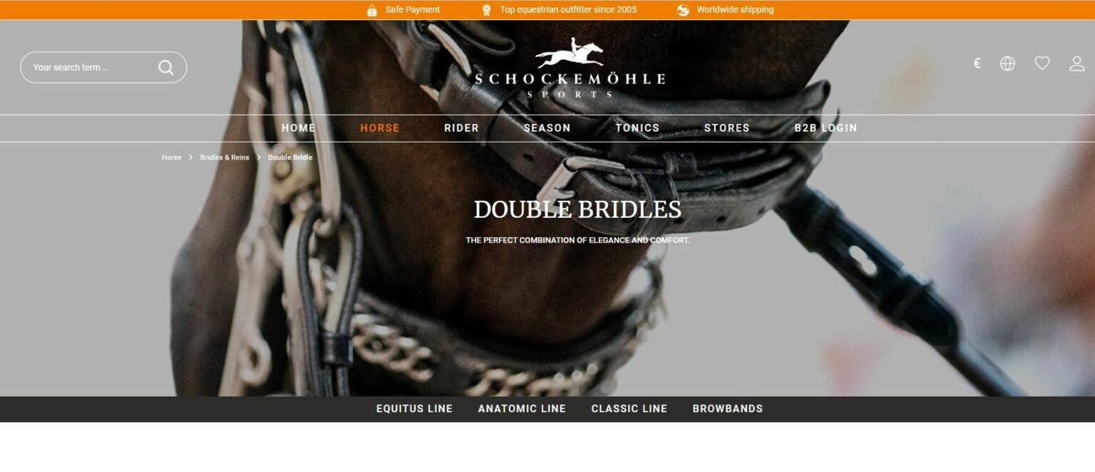 Bride Éric Thomas taille cheval