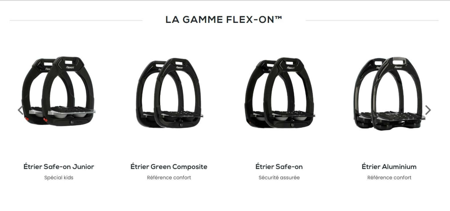 Fers à étriers Flexibles Royal Rider Perfect – Noir (Occasion)