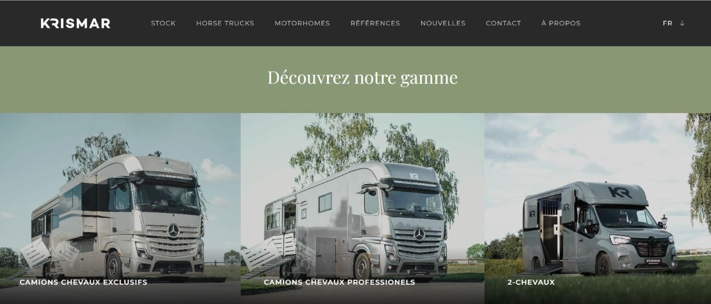 camion chevaux Krismar