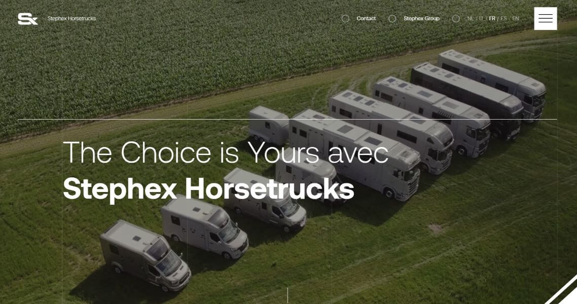 camion 2 places chevaux Stephex