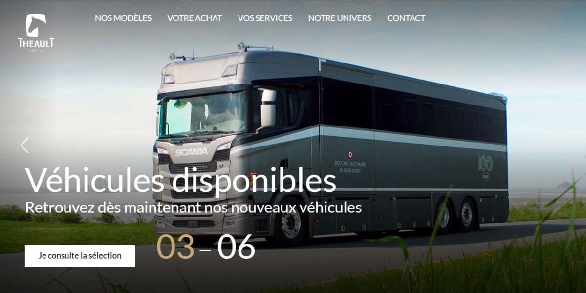 camions pour chevaux Theault