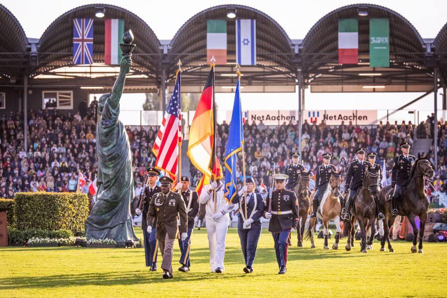 cérémonie d'ouverture CHIO Aachen